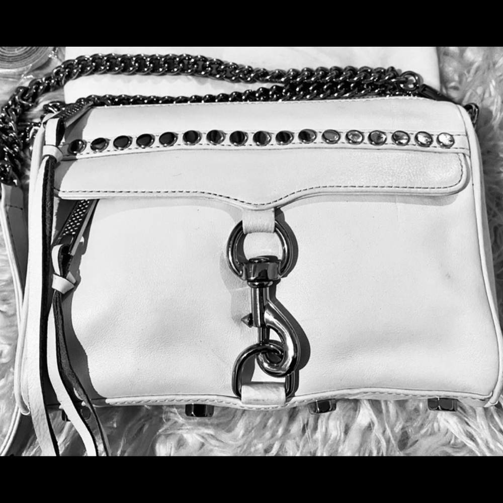 Rebecca Minkoff❣️Studded Crossbody w Chain Strap
